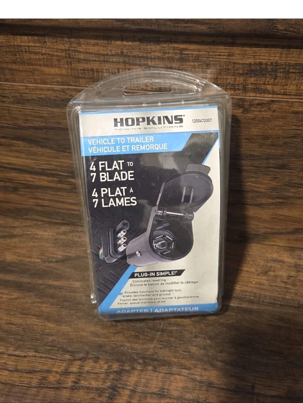 Hopkins Towing Solutions 47207 4 Flat to 7 Blade Adapter 47207